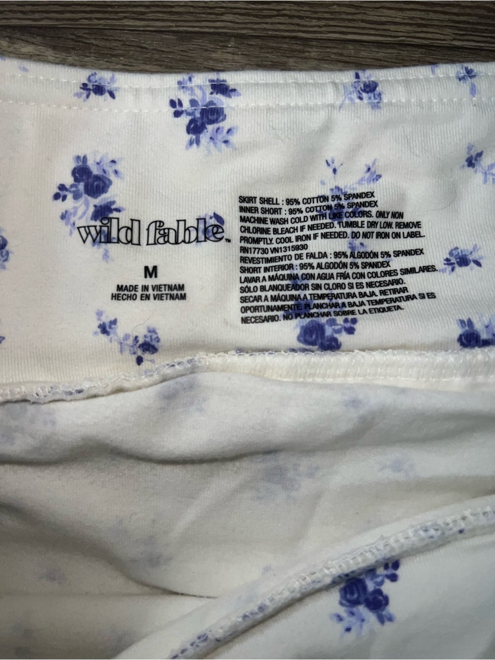 New Wild Fable floral skort in a size Medium. - Picture 5 of 11